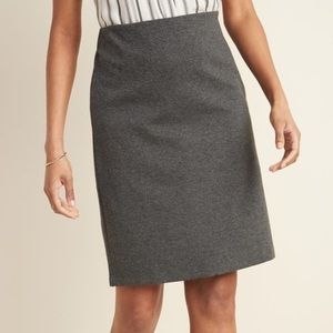 Old Navy Gray Pencil Skirt